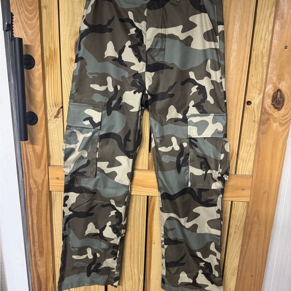 None Pants - Women's Camouflage Cargo Trousers